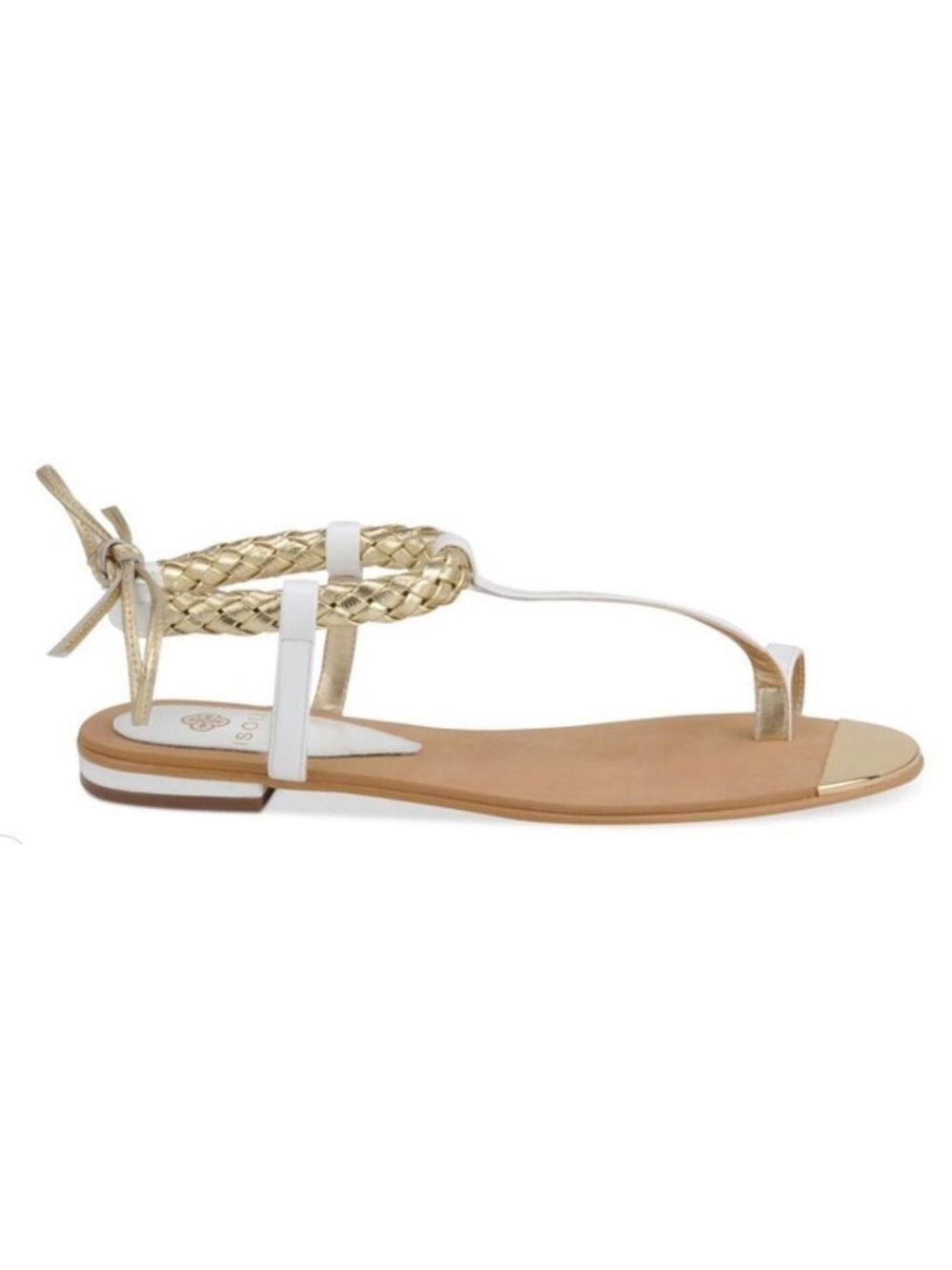 ISOLA Adena Gold Plated Sandals Size 8.5